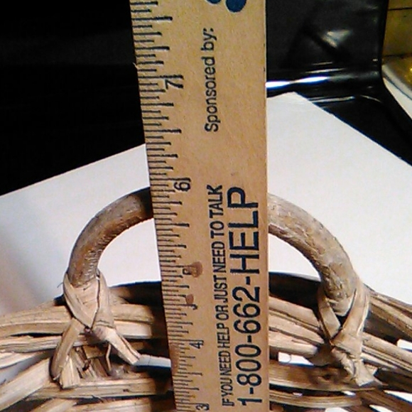 Round Wicker basket - Picture 11 of 11